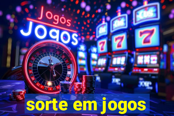 sorte em jogos