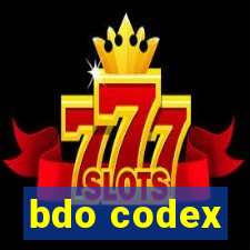 bdo codex