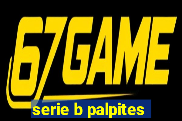 serie b palpites