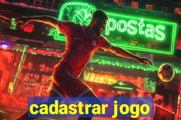 cadastrar jogo