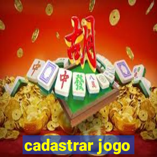 cadastrar jogo