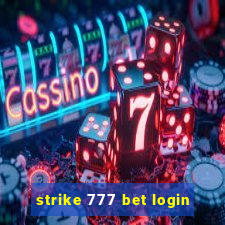 strike 777 bet login