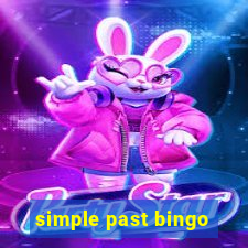 simple past bingo