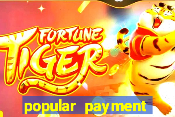 popular payment methods online casinos