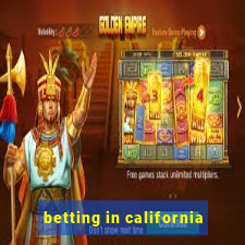 betting in california