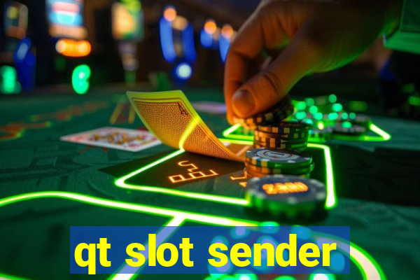 qt slot sender