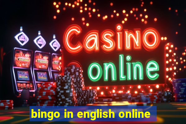 bingo in english online