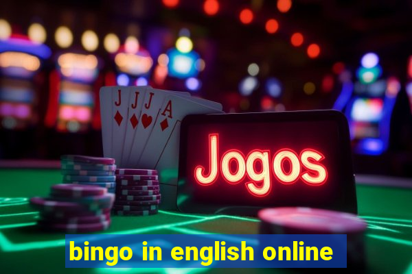 bingo in english online