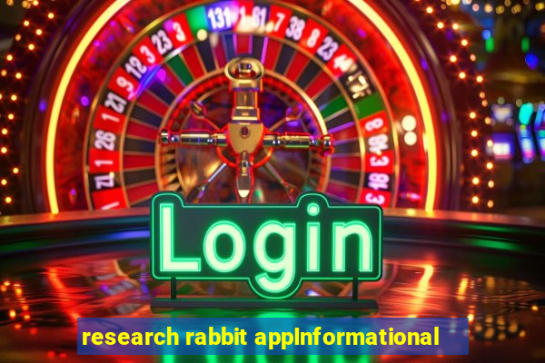 research rabbit appInformational