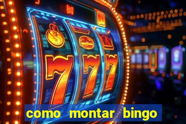 como montar bingo brinquedos toia