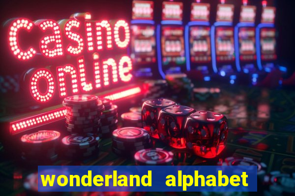 wonderland alphabet comic studio