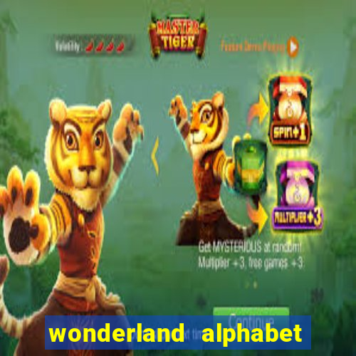 wonderland alphabet comic studio