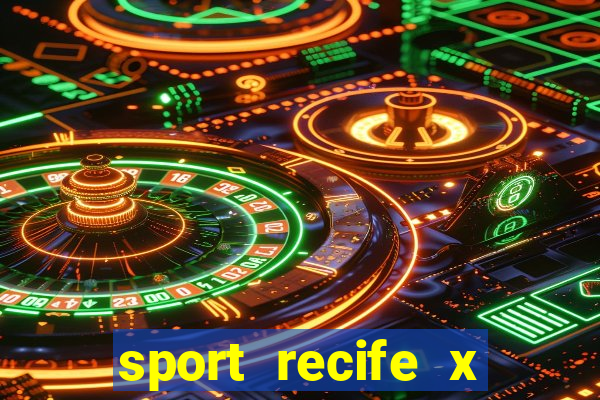 sport recife x fortaleza palpite