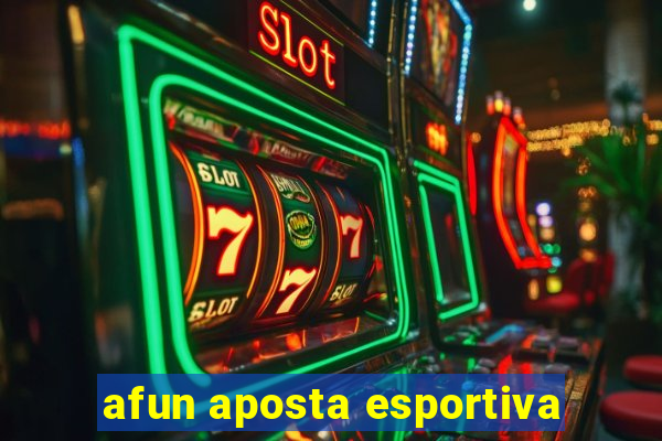 afun aposta esportiva