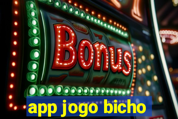 app jogo bicho