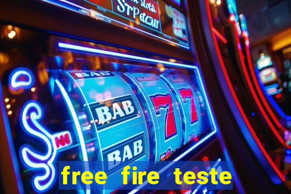 free fire teste gr谩tis jogar