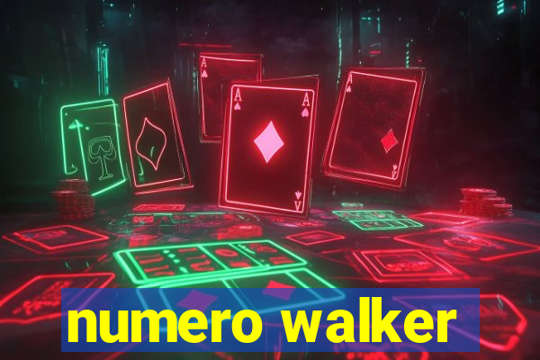 numero walker