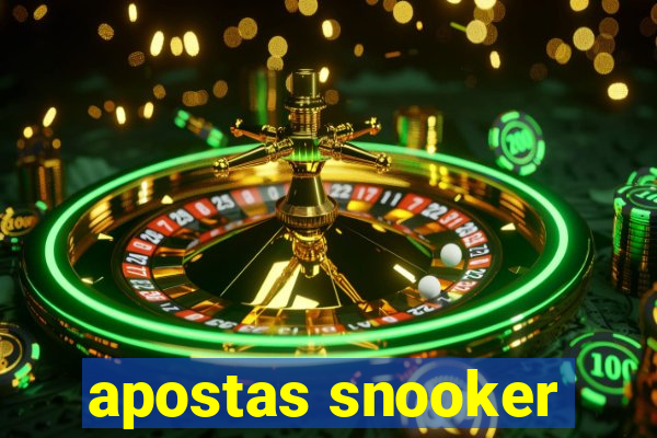 apostas snooker