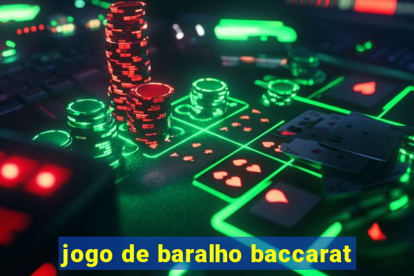 jogo de baralho baccarat