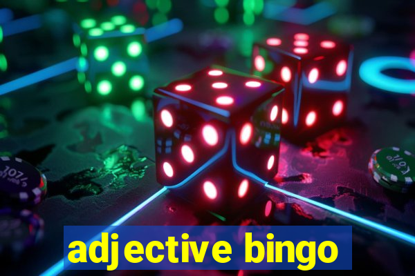 adjective bingo