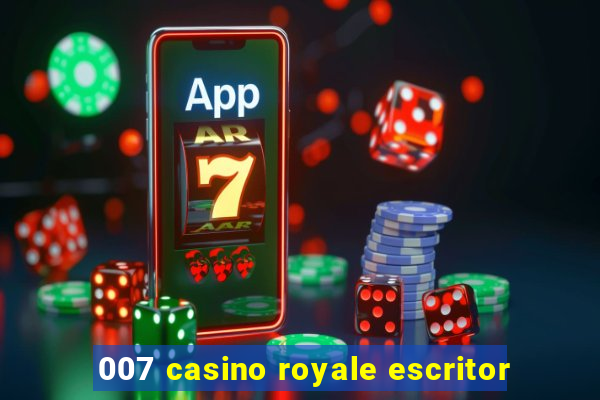 007 casino royale escritor