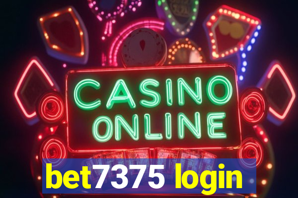 bet7375 login