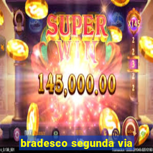 bradesco segunda via