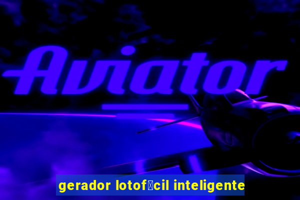 gerador lotof谩cil inteligente