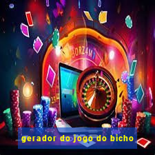 gerador do jogo do bicho