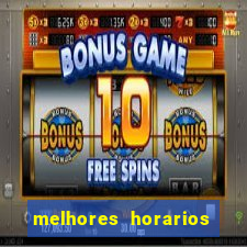 melhores horarios para jogar no fortune tiger