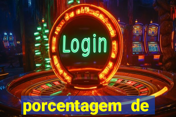 porcentagem de ganhos slots