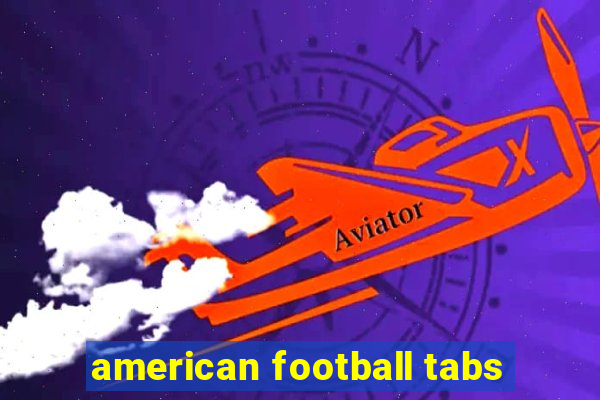 american football tabs