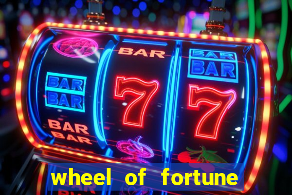 wheel of fortune slots machine