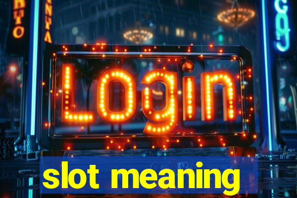 slot meaning