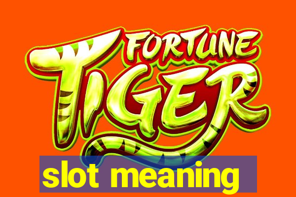 slot meaning