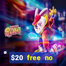 $20 free no deposit casino us