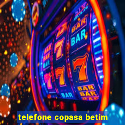 telefone copasa betim