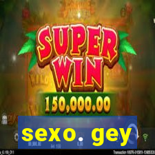 sexo. gey