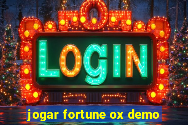 jogar fortune ox demo