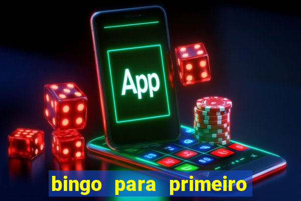 bingo para primeiro dia de aula