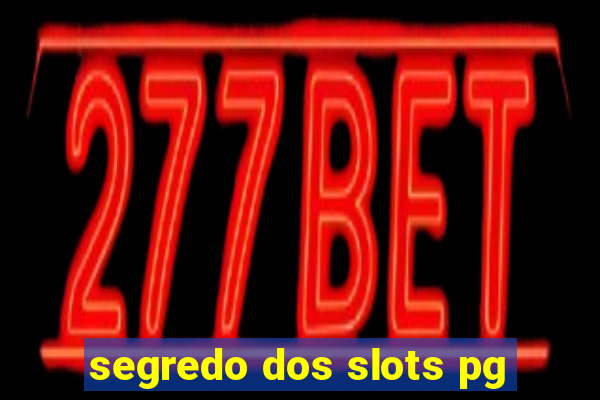 segredo dos slots pg