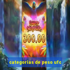 categorias de peso ufc