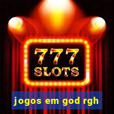 jogos em god rgh