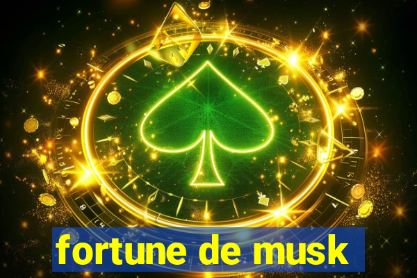 fortune de musk