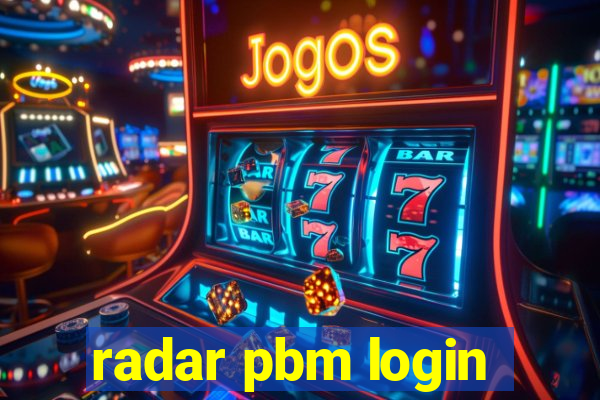 radar pbm login