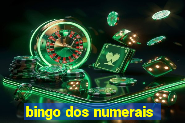 bingo dos numerais