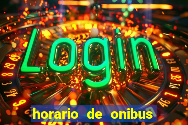 horario de onibus santos dumont x juiz de fora