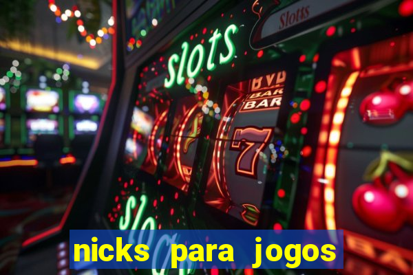 nicks para jogos de tiro