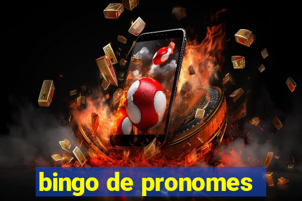 bingo de pronomes