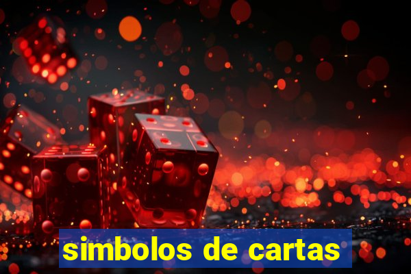 simbolos de cartas